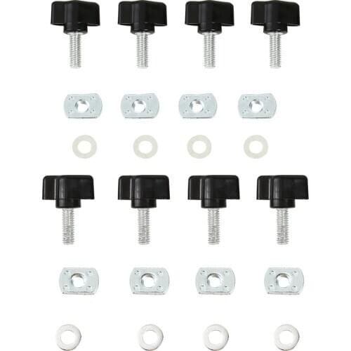 Hardtop Quick Removal Bolt Thumbscrew Set Car Ornaments Unique Parts Portable for Jeep Wrangler YJ TJ JK 1987-2017
