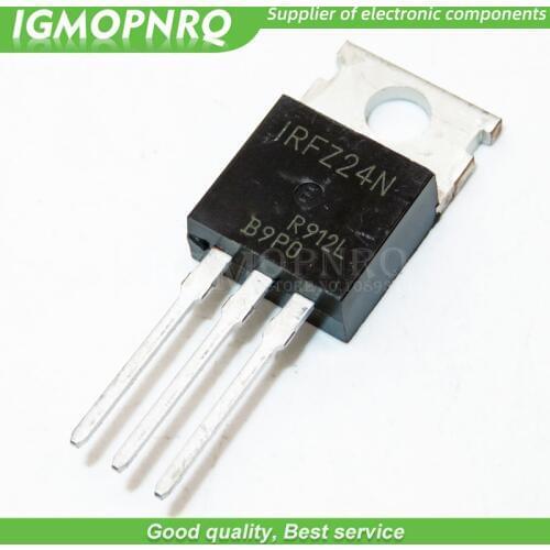10pcs IRFZ24N IRFZ24 IRFZ24NPBF MOSFET MOSFT 55V 17A 70mOhm 13.3nC TO-220 new original