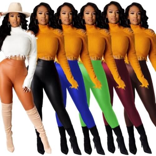 New arrival women winter clothing Slim sexy fashion solid color pants women clothing leggings pants