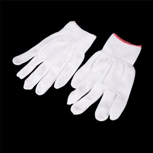 5 Pairs White Cotton Lining Gloves General Purpose Health Work Fashion Stage Performance Party Shown Gloves