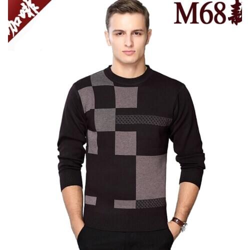 Casual winter O-Neck Striped Slim Fit Mens cotton Autumn Fashion Brand Casual Sweater O-Neck Striped Slim Fit sweaters