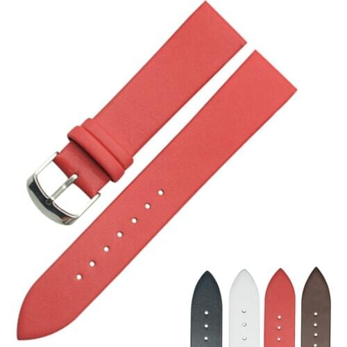 Genuine Leather Watch Strap Pin Clasp Watchband 12mm 14mm 16mm 18mm 20mm 22mm for DW Daniel Wellington Watch Band