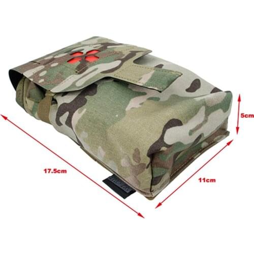 TMC3543-MC Tactical Style Vest Accessory Bag Small Sundry Bag Black