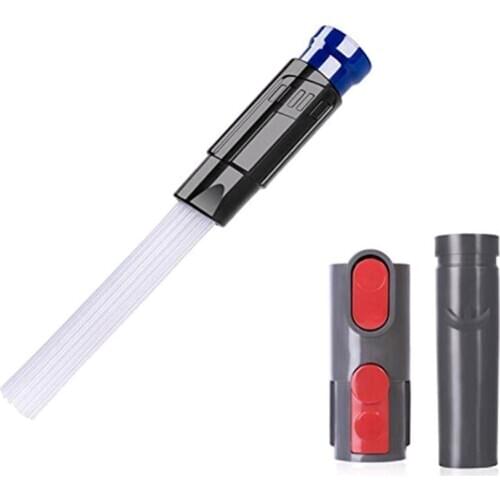 Vacuum Dust Brush with Vacuum Attachment for Dyson V10 V8 V7 or V6 Vacuum Dust Cleaner Converter Adapter Replacement
