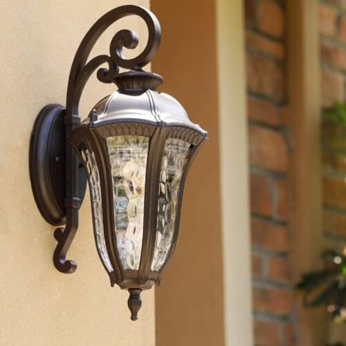 European style waterproof wall lamp villa outdoor creative aisle balcony corridor courtyard terrace lighting