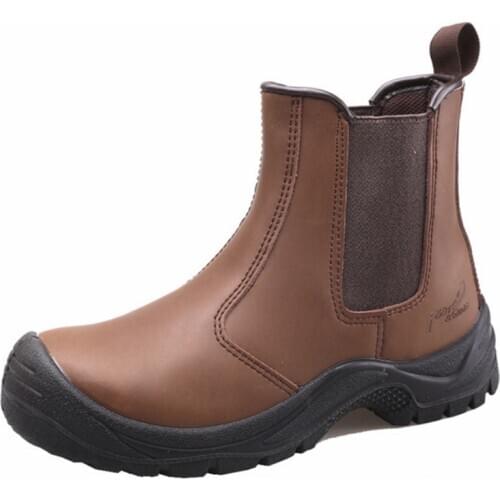 Workink Safety Shoes Cap Steel Toe Shoe Boots For Man Work Shoes Anti-skid And Wear-Resistant Beef Footwear Wear-resistantDXZ103