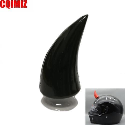 1PCS Car Motorcycle Helmet Devil Horn Motocross Full Face Off Road Helmet Decoration Car Accessories