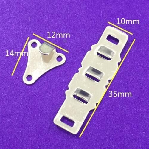 100sets/lot Waist Adjustable Hooks Eyes Buckles Fasteners Garment Skirt Dress Pants Accessories Tailor Sewing Supplies Plus Size