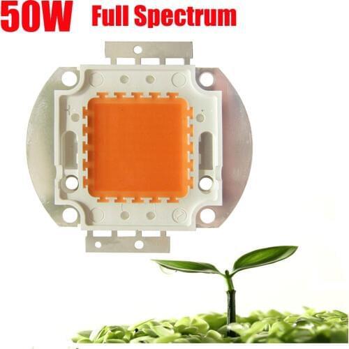 2PCS/LOT 45mil High Power 50W Full Spectrum 400~840nm SMD LED Grow Chip BridgeLux Light Lamp For Plant Grow