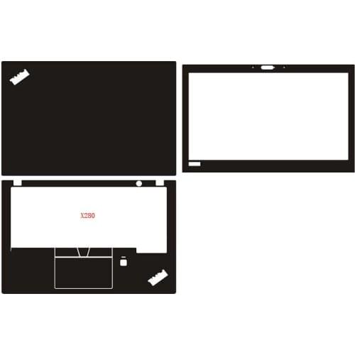 Laptop Carbon Fiber Vinyl Skin Sticker Cover guard For Lenovo Thinkpad X280 X270 X260 X250 X240 X230