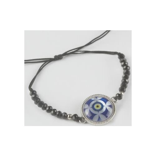 Evil eye Figured Pearl Crystal Bracelet