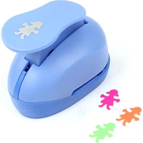 Girl shaped 5/8" paper EVA foam hole punches greeting card handmade mickey design craft punch cortador de papel de scrapbooking