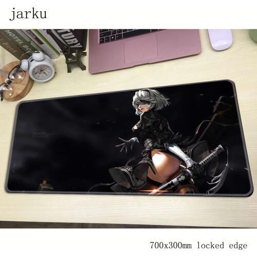 Nier automata pad mouse computador gamer mause pad 700x300X2MM padmouse big Popular mousepad ergonomic gadget office desk mats