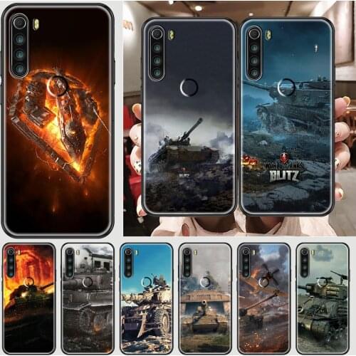 Game World of Tanks Phone case For Xiaomi Redmi Note 7 7A 8 8T 9 9A 9S K30 Pro Ultra black art back fashion bumper silicone