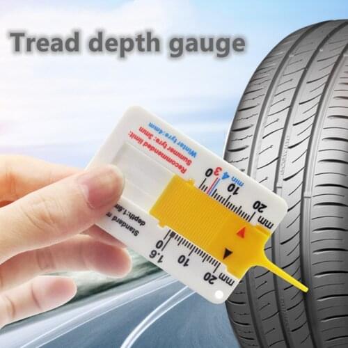 Measure Tool Tyre Tread Depth Gauge for volkswagen vw t5 polo golf 7 6 5 4 golf mk4 passat b6 b5 b7 touran jetta mk6