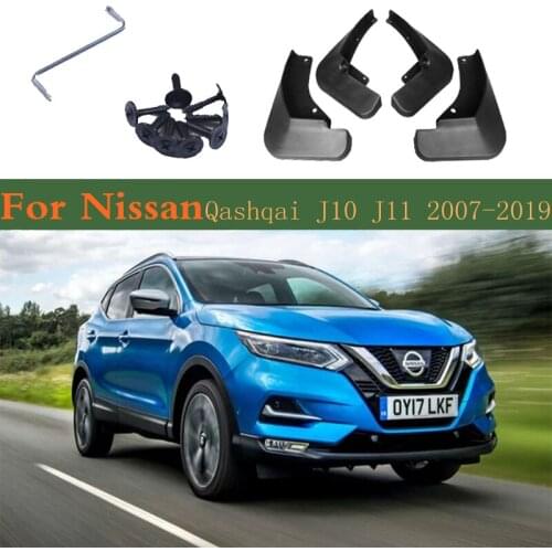Mudguard Mud Flaps Guard Splash Flap Fender Accessories For Nissan Qashqai J10 J11 2019~2007 2018 2017 2016 2015 2014 2013 2012