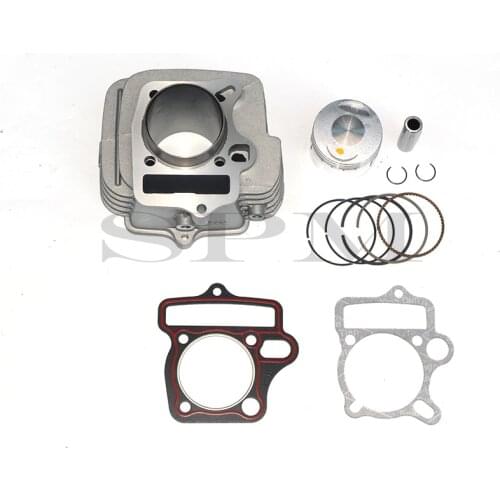 Motorcycle 54MM 138cc Lifan Cylinder Kit Cylinder Piston Gasket Ring Engine Parts