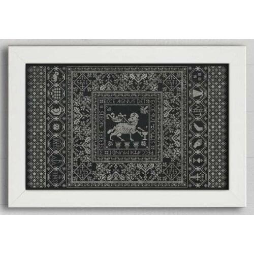 Beautiful pattern 75-49 Cross Stitch Set Cross-stitch Kit Embroidery Needlework Craft Packages Cotton Fabric Floss