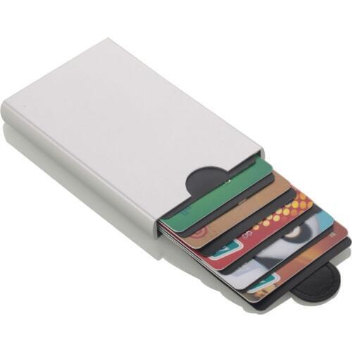 New Aluminium Alloy card case Anti Rfid Blocking Bank Card Holder ID Bank Card Case Rfid Protection Metal Credit Card Holder