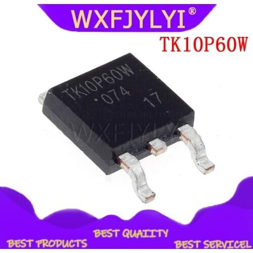 10PCS/LOT TK10P60W 10P60 60W TK10P60 TO-252 Power patch MOS tube NEW