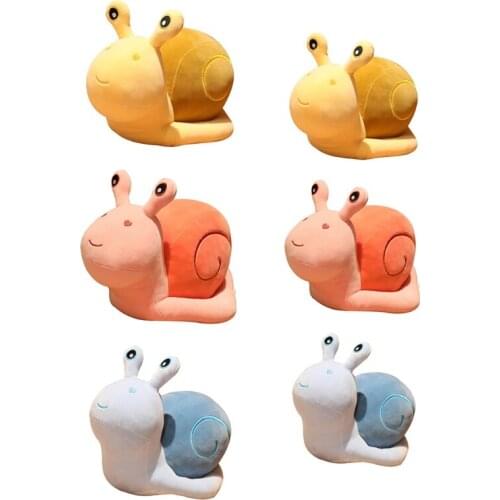 Novelty Plush Animal Toy Stuffed Snail Doll Washable Home Decor Sofa Accessories Soft Cotton Plush Doll for Kids