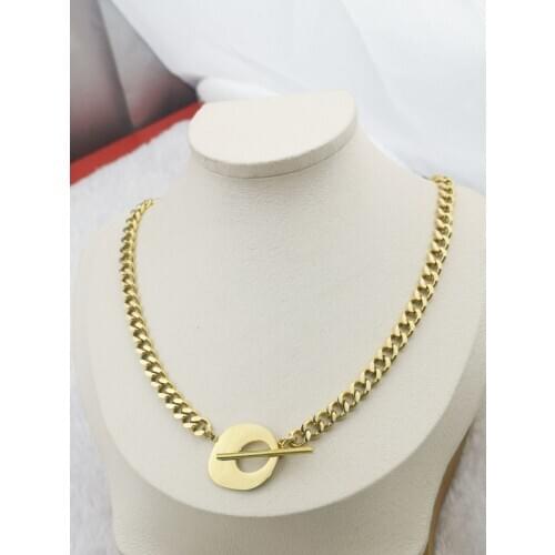 Fashion New Goddess Luxury Women Neckles Gold Luxe Jewelry Stainless Steel