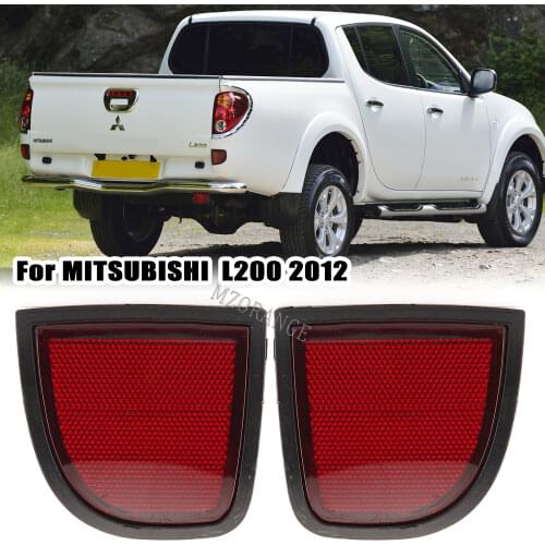Rear Bumper Reflector light For Mitsubishi L200 LC036LH Rear Tail Brake Light Tail Stop turn signal Lamp Car Parts Accessories