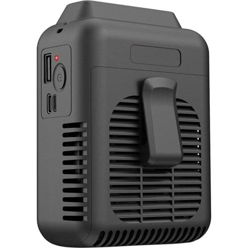 Rechargeable Waist Clip on Fan,Portable Belt Fan,Battery Operated Neck Fan,Adjustable Air Outlet,Cooling Fan for Outdoor