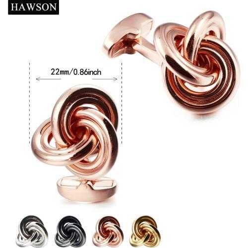 Luxury Mens Wedding Jewelry Cufflinks Unique Twist Flower French Shirt Cuff Links 4 Colors Optional Designed for Men
