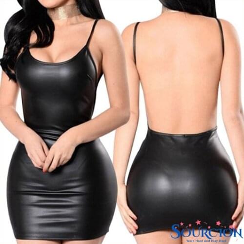 Sourcion Sexy Women Babydoll Underwear Leather Erotic Porno Lingerie Sex Costumes Erotic Dress Dance Clubwear Sexy Costume