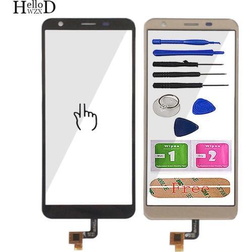 Mobile Touch Screen For Oukitel C11 Pro TouchScreen Phone Front Glass 5.45'' Digitizer Panel Sensor Repair Tools Adhesive