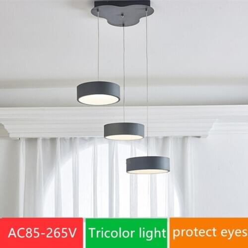 Nordic Simple Round LED Light Pendant Lamp Personality Hanging Lamp Bedroom Light restaurant lights decor Lighting AC85-265V