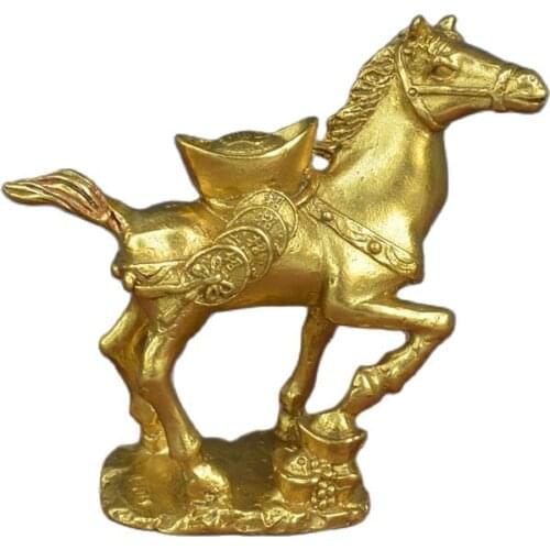 Ma shang yuan bao ornament, home office decoration, ornaments bronzes of Fengshui