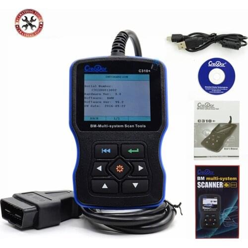 V7.6 Newewst Creator C310+ for BMW Multi System Scan Tool Creator Original C310+ Scanner OBDII/EOBD Code Reader
