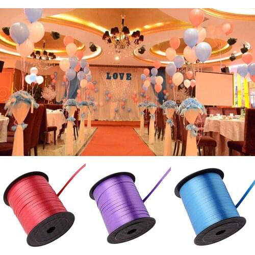 250yards Balloons Rope Ribbon Gift Wrapping Rope Roll Weeding Birthday Decor DIY Craft Party Decoration Belt Foil Balloon String