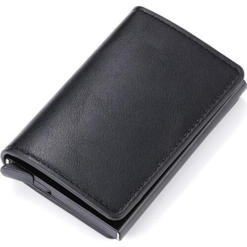 ZOVYVOL 2020 Men and Women Smart Wallet Mini Wallet Security RFID Holder Pop-Up Clutch Card Case Aluminum Box Credit Card Holder