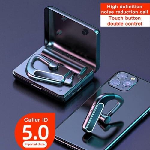 1Pc Y11 Earhook Bluetooth V5.0 Earphones Wireless Headphones With USB Charging Cable Sports Waterproof HD Stereo Headset