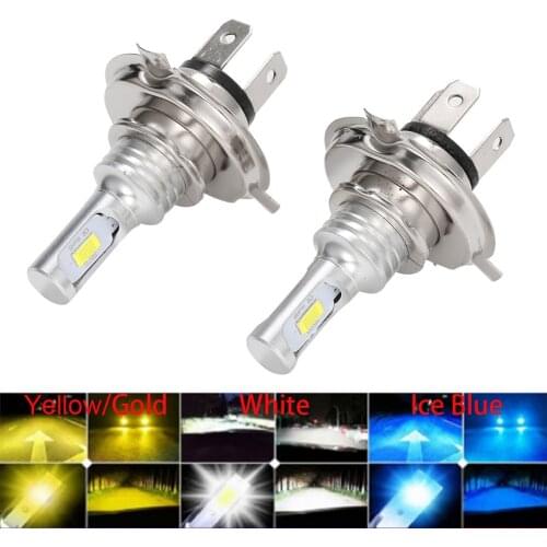 2PCS Motorcycle Headlights H4 H7 led bulbs H11 HB3 9006 CSP Car lamp 12V Automobile lights car headlamp H1 6500K 12V