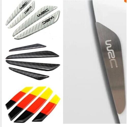 4pcs/lot Door protection stickers Car Door Protector Fiber for Porsche cayenne macan 911 panamera boxster 997 996 955