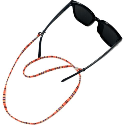 6pcs Fashion Colorful Sunglasses Chains Lanyard Women Men Anti-slip Reading Glasses Chain Cord Neck Chains Holder