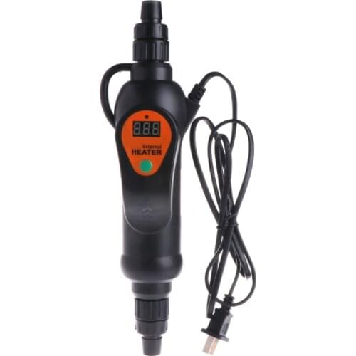 Fish Tank Water Heater Temperature Control Aquarium External Sensitive Display D08D