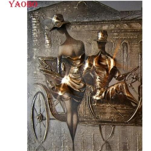 Full Square & round Diamond 5D DIY Diamond Painting Abstract couple 3D Embroidery Cross Stitch Mosaic Painting Rhinestone art