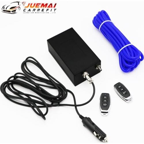 Car Auto parts exhaust pipe modified pneumatic valve exhaust stop valve control box Valve Vacuum Controller black