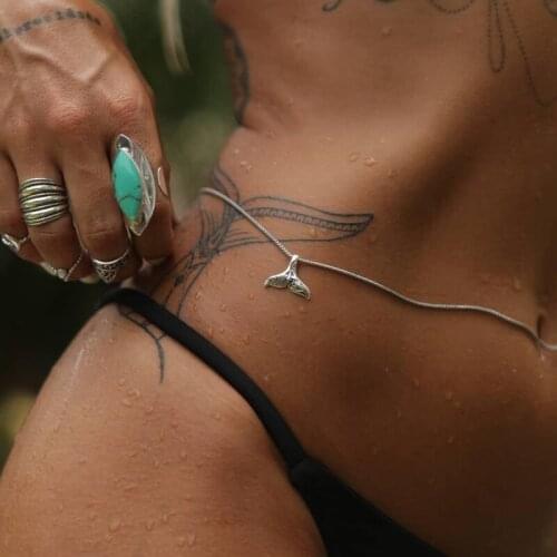 Bohemian Sexy Beauty Mermaid Bikini Body Chain Belly Waist Chain Beach Jewelry