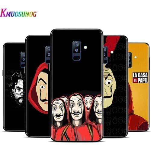 Spain TV Money Heist House Paper For Samsung Galaxy A9 A8S A8 A7 A6S A6 A5 A3 A750 Plus 2018 2017 2016 Star Black Phone Case