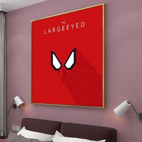 Marvel Decorative Painting Avengers Wall Art Canvas Painting Boy Bedroom Childrens Room Mural Spiderman Poster Cuadros