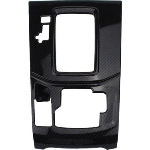 For Mazda CX-5 CX5 2019 Car Console Gear Shift Box Panel Trim Frame Covers Sticker Carbon Fiber Accessories