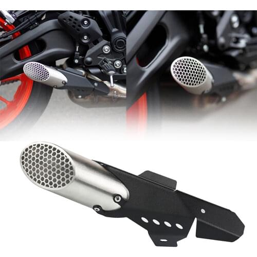 FOR YAMAHA MT-07 MT07 2014 2015 2016 2017 2018 2019 2020 2021 Motorcycle Accessories Style Exhaust Cover Exhaust Muffler Pipe