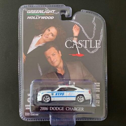 GREENLIGHT cars 1:64 2006 DODGE CHARGER NYPD Collection Metal Die-cast Simulation Model Cars Toys
