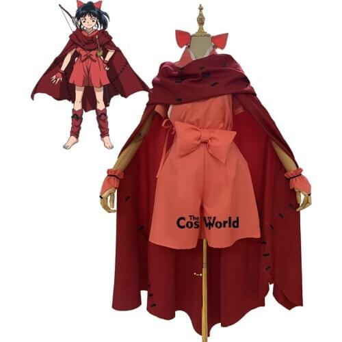 InuYasha Hanyo no Yashahime The Half-Demon Princess Moroha Kimono Tops Shorts Cloak Outfit Anime Cosplay Costumes